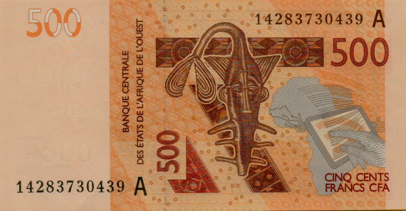 Ivory Coast (W.A.S) 500 2014 UNC P-119A/c
